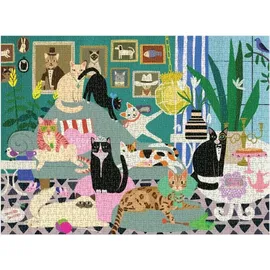 Abrams & Chronicle Books Glamour Cats 1000 Piece Puzzle