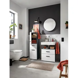 INOSIGN Waschbeckenunterschrank Skara 60 x 55 cm Weiß