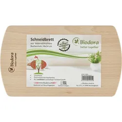 Biodora Schneidebrett Buche 24x14cm