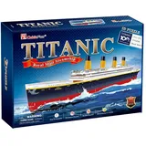 Cubic Fun CubicFun 664011 3D Puzzle, Titanic, historisches Modellschiff, Schiff Bausatz, Modelbausatz mit 113 Teilen, Modellbau ab 10 Jahren