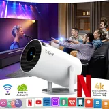 Mini Beamer WLAN Bluetooth Projektor 4K HD 720p Heimkino LED WiFi Android