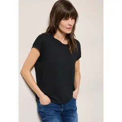 T-Shirt, mit elastischem Bund, Gr. XL (44), black, , 90104767-XL