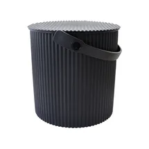 Hachiman Aufbewahrungseimer Omnioutil 26,5 x 28,2 x 26,7 cm 10-tlg. schwarz