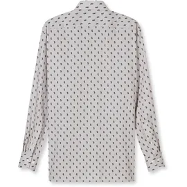 Olymp Businesshemd OLYMP "OLYMP Luxor, comfort fit, New Kent", Herren, Gr. 44, Normaler Arm, weiß (nougat), 100% Baumwolle, Hemden