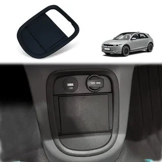 BestEvMod Kompatibel mit Hyunda i Ioniq5 Mittelkonsole Untere Armaturenbrett Abdeckung Zubehör, Untere Storage Box Panel Abdeckung POP Open