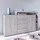 petits-meubles Sideboard 180 cm Weiß / Beton