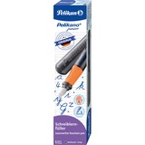 Pelikan Pelikano® Junior Patronenfüller antrazit/orange L (für Linkshänder)