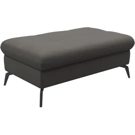 sit&more Polsterhocker Amica mit Stauraum 102 x 47 x 69 cm Grau