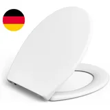 Toilettendeckel Mit Absenkautomatik, WC Sitz Einfache Montage, Klodeckel Mit Qui