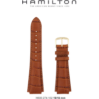 Hamilton Leder Dodson Band-set Leder-braun-19/18 H690.274.102 - braun