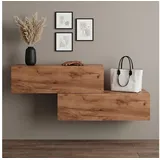 Planetmöbel WEST Garderobenschrank 100 x 37,8 x 32,5 cm gold