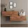 Planetmöbel WEST Garderobenschrank 100 x 37,8 x 32,5 cm gold
