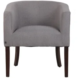 CLP Sessel Nemea Stoff grau/antik