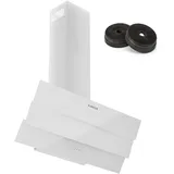 Klarstein Antonia 90 Dunstabzugshaube 90cm 247m3/h Touch EEK A++ Glas Weiß