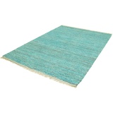 morgenland Teppich »Gabbeh Teppich Elegance«, rechteckig, Viskose, grün