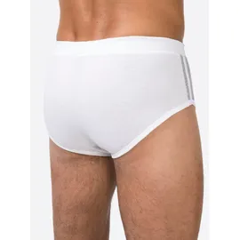 wäschepur Slip gestreift weiß 7 3er Pack