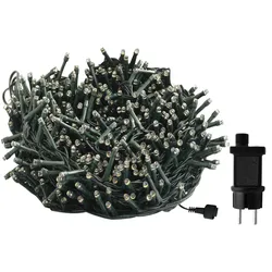 Deko Lichterkette 14 Meter 560 LED warmweifl 8 Leucht Funktionen Timer