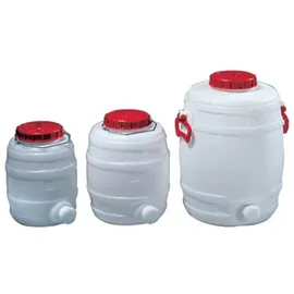 Graf Fass 30l PE weiß 2 Tragegriffe Einfüllöffnung-D.120mm