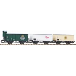 PIKO 58372 H0 3er Set Bierwagen 