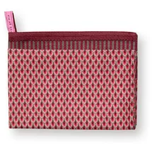 Pip Studio Flower Festival Geschirrtuch Rot/Dunkelrosa