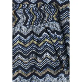 STREET ONE High Waist Wide Leg Hose Frozen Wave Blau 38