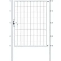 GAH Alberts Einzeltor 125 x 160 cm Silber/Metall