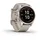 Garmin fenix 7S Pro Sapphire Solar beige/softgold mit Silikonarmband hellgrau