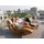 prestige home living outdoor Ergonomische Doppelschwungliege 150 x 120 x 66 cm Braun