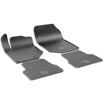 Walser DirtGuard Gummi Fussmatten Auto für DS3/DS3 Crossback, Peugeot 208 II, Opel Corsa F/Opel Mokka, 100% passgenaue Auto Fußmatten, robuste Universal Fußmatte Auto