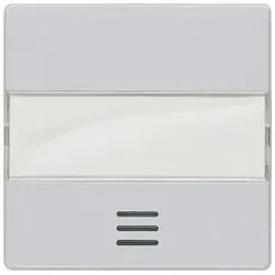Siemens 5TG6251 DELTA i-system Wippe mit Fenster und Schriftfeld, aluminiummetallic