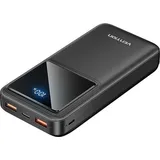 Vention Fhlb0 Powerbank 20000mAh, Micro-USB, USB-C, 2xUSB-A, 22,5W Schwarz