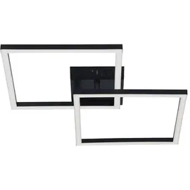 ZMH Deckenlampe 24W eckig schwarz