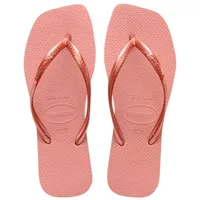 Havaianas Slim Square Zehensandalen Damen Rosa - 41/42 - Zehensandalen Shoes - 41/42 EU