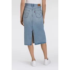 Levi's Jeansrock "HR BACK SLIT SKIRT", Damen, Gr. 29, riveting clean hem, Web, Obermaterial: 100% Baumwolle, unifarben, casual, slim fit kniebedeckend, Röcke, mit Schlitz hinten