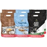 Tchibo Probierset Feine Milde, Caffè Crema & BLACK&WHITE Kaffeepads, 600 Stück