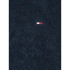 Tommy Hilfiger Bademantel Gr. S, blau (navy), S (48), Baumwoll-Webfrottier, TOMMY HILFIGER UNDERWEAR, Hausmäntel, Bademantel, mit aufgesetzten Taschen