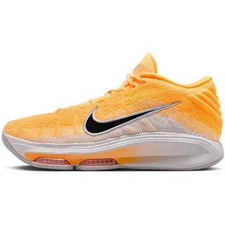 Nike Herren Basketballschuhe G.T. Hustle 3, LASER ORANGE/BLACK-METALLIC SILVER, 44