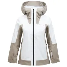 Peak Performance Rider Tech W - Skijacke - Damen - White/Light Brown - S