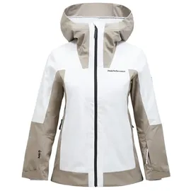 Peak Performance Rider Tech W - Skijacke - Damen - White/Light Brown - S
