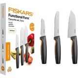 Fiskars Functional Form Inklusive Kochmesser (klein), Tomatenmesser, Schälmesser, Japanischer Edelstahl/Kunststoff, 1057556