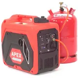 Gas u. Benzin Generator Stromerzeuger 4000 LPG Stromaggregat Inverter 06292