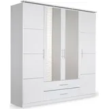 Rauch Drehtürenschrank Micro 181 x 201 x 56 cm Weiß