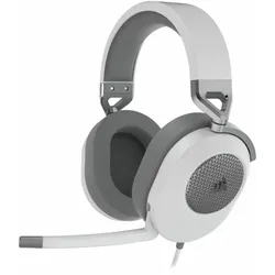 Kopfhörer mit Mikrofon Corsair HS65 SURROUND Weiß