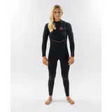 Rip Curl Women Flashbomb Fusion 4/3 mm Zip Free Wetsuit - Surfanzug - Damen Black 6