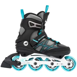 K2 Inlineskates Alexis 80 Alu gray_cyan, gray_cyan, 38