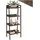 Tectake Leiterregal 57,5 x 34 x 138 cm