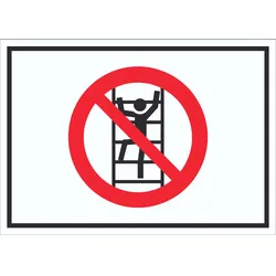 Schild Klettern verboten Symbol A2 (420x594mm)