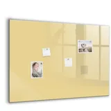 Tulup Magnettafel 100 x 70 cm Braun/Weiß