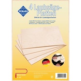 Pebaro Laubsäge-Sperrholzplatten 4er Pack (327)