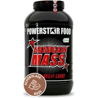 Powerstar Food Hardgain Mass 2.0 Schokolade-Nuss Pulver 3600 g